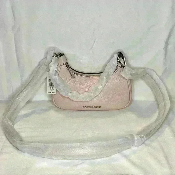 NWT Michael Kors Cora Extra-Small Pebbled Leather Shoulder Bag Crossbody - Picture 1 of 2